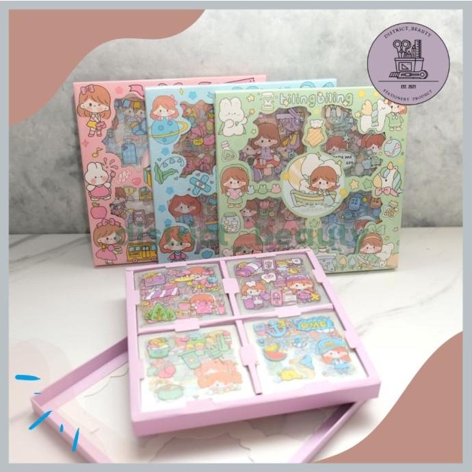 

STIKER MOTIF KARTUN ANAK PEREMPUAN MOMO STIKER TAHAN AIR ISI 100 PCS