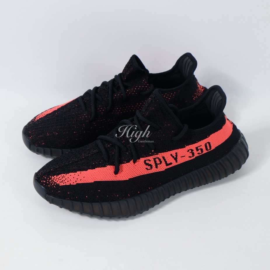 Yeezy Boost 350 V2 Core Black Red BY9612 100% Original