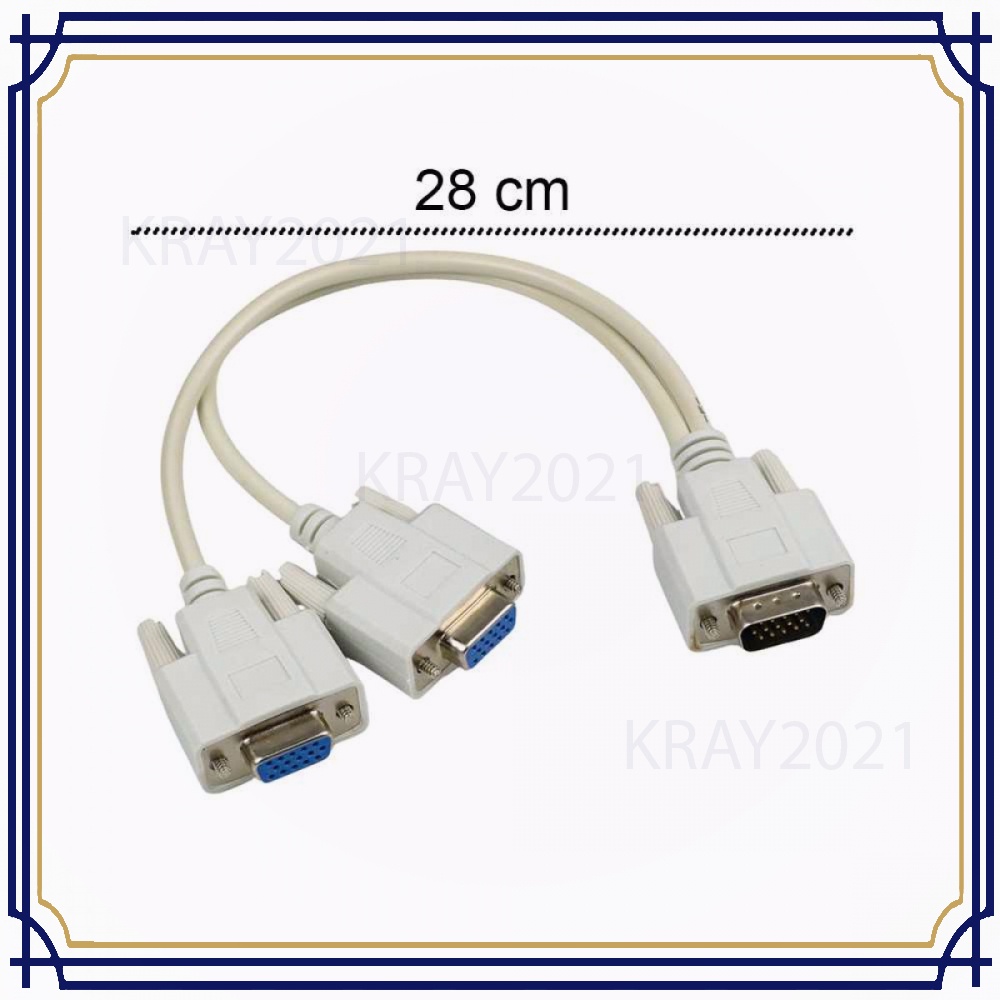 Kabel Percabangan VGA to Dual VGA Output KK724
