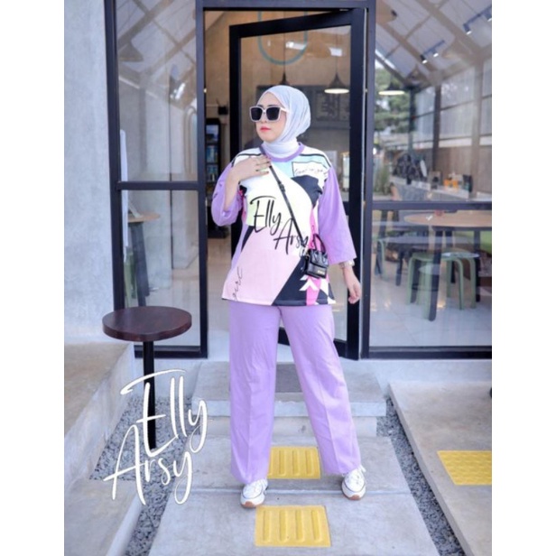 DENA SET FULL COMBED BY ELLY ARSY//SETELAN CELANA COMBED SABLON
