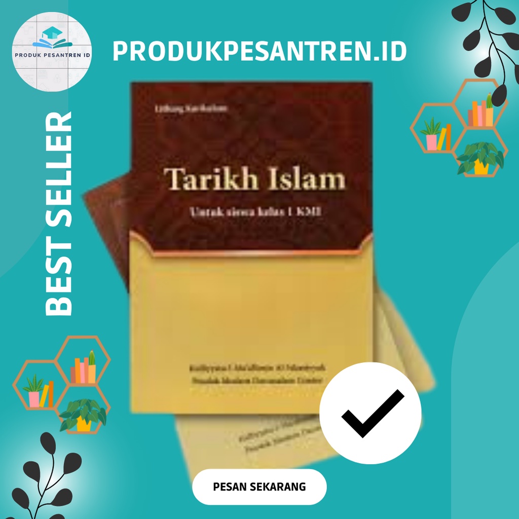

BUKU PELAJARAN TARIK ISLAM KELAS 1 KMI GONTOR/BUKU PELAJARAN SEJARAH ISLAM KELAS KMI GONTOR/TARIKH ISLAM 1 KMI/ SEJARAH ISLAM KMI