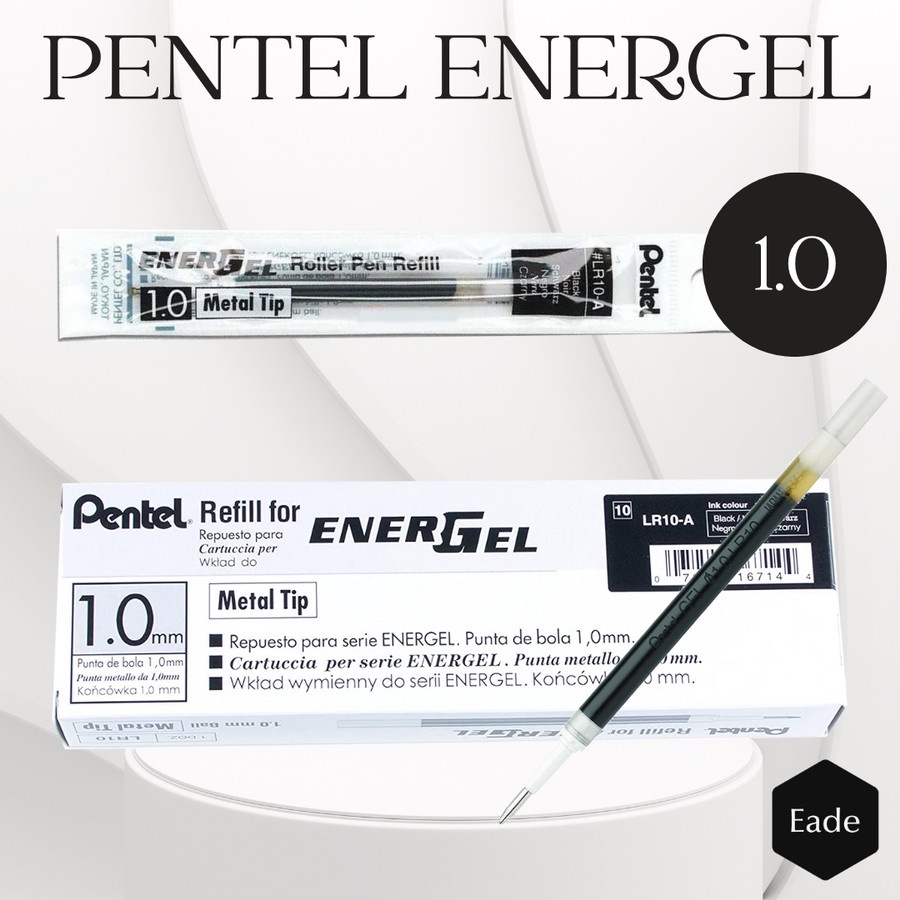 

Refill Isi Pulpen / Pena Pentel Energel 1.0 MM - Hitam / Biru / Merah