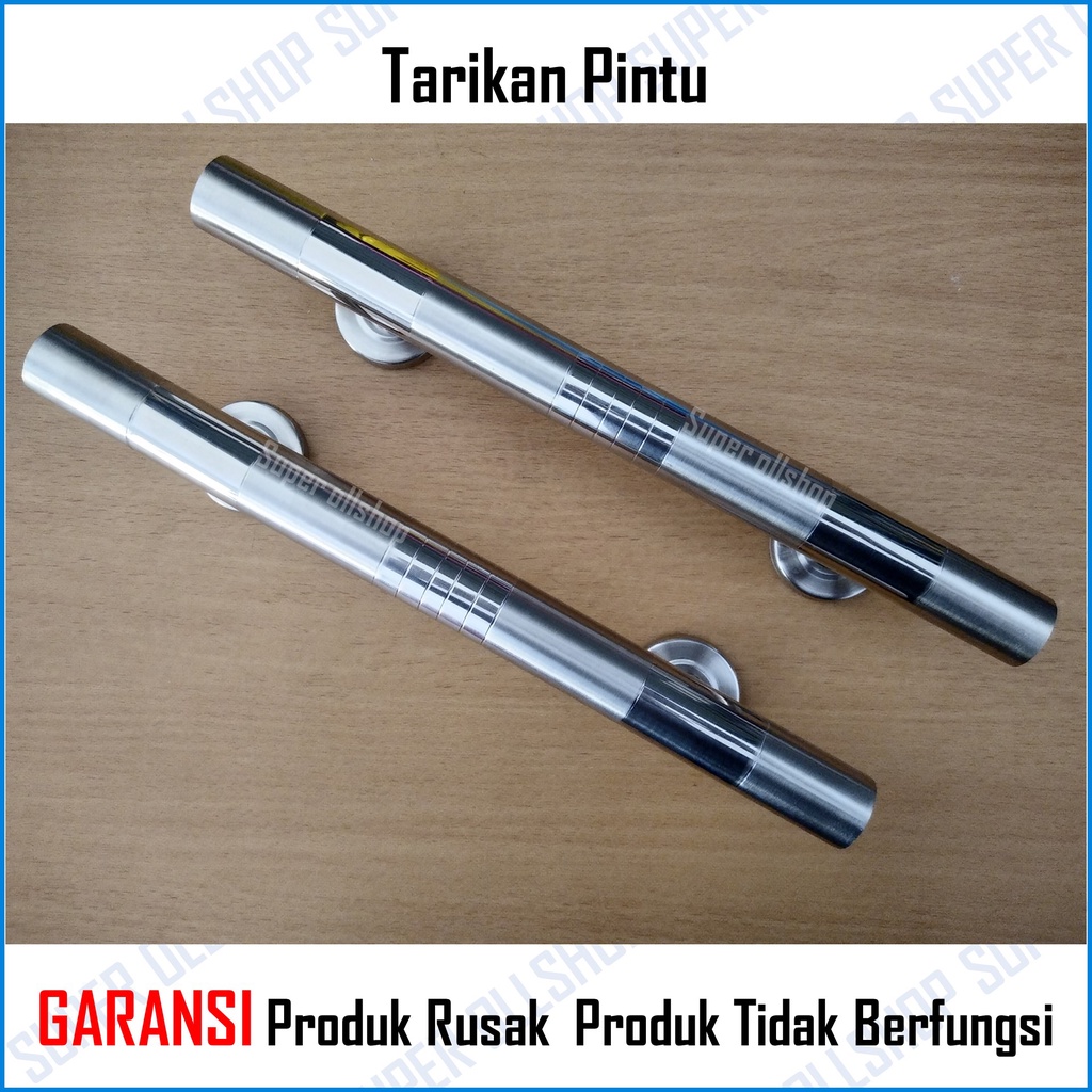 Handle Pintu Rumah Minimalis Tarikan Gagang Stainless 1 Set Pegangan 2 Daun Pintu Kupu Tarung Door Pull Murah