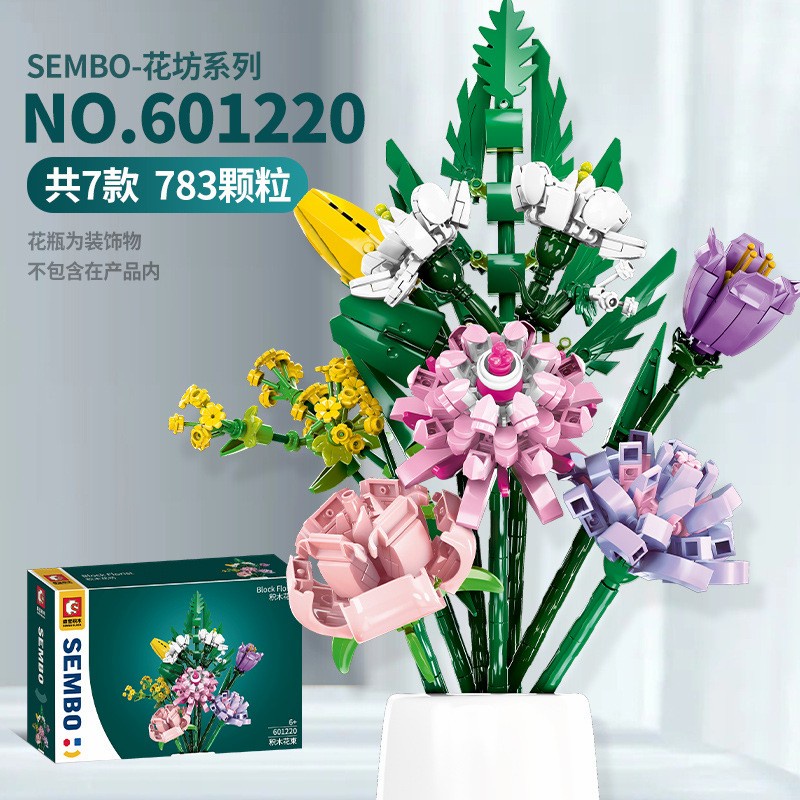 Brick Sembo 601220 Flower Bouquet Botanical Collection