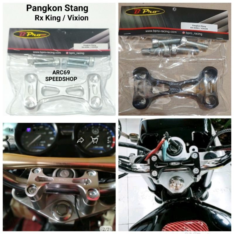Pangkon Stang Bpro Raiser Stang Yamaha Rx King / Vixion