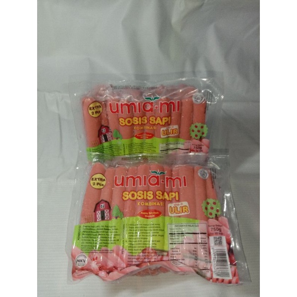 

[PROMO OPENING] UMIAMI Sosis Sapi Ulir 750gr isi 30pcs