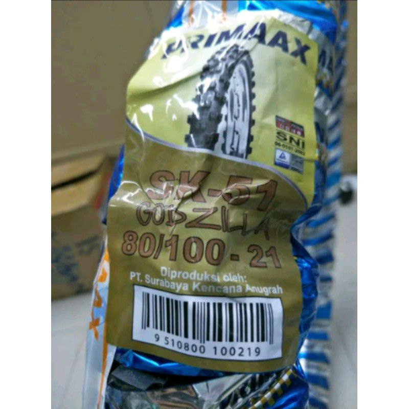 BAN LUAR CROSS 80/100 X 21 PRIMAX SK51