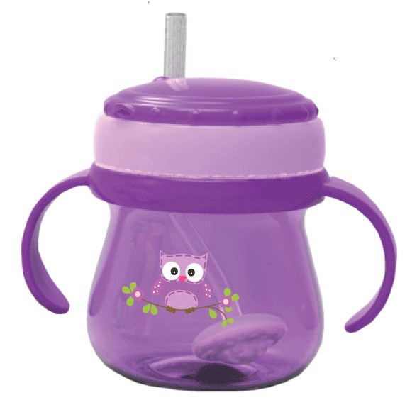 Baby Safe JP019 Training Cup With Weighted Straw / Cangkir Minum Sedotan Baby Safe JP019