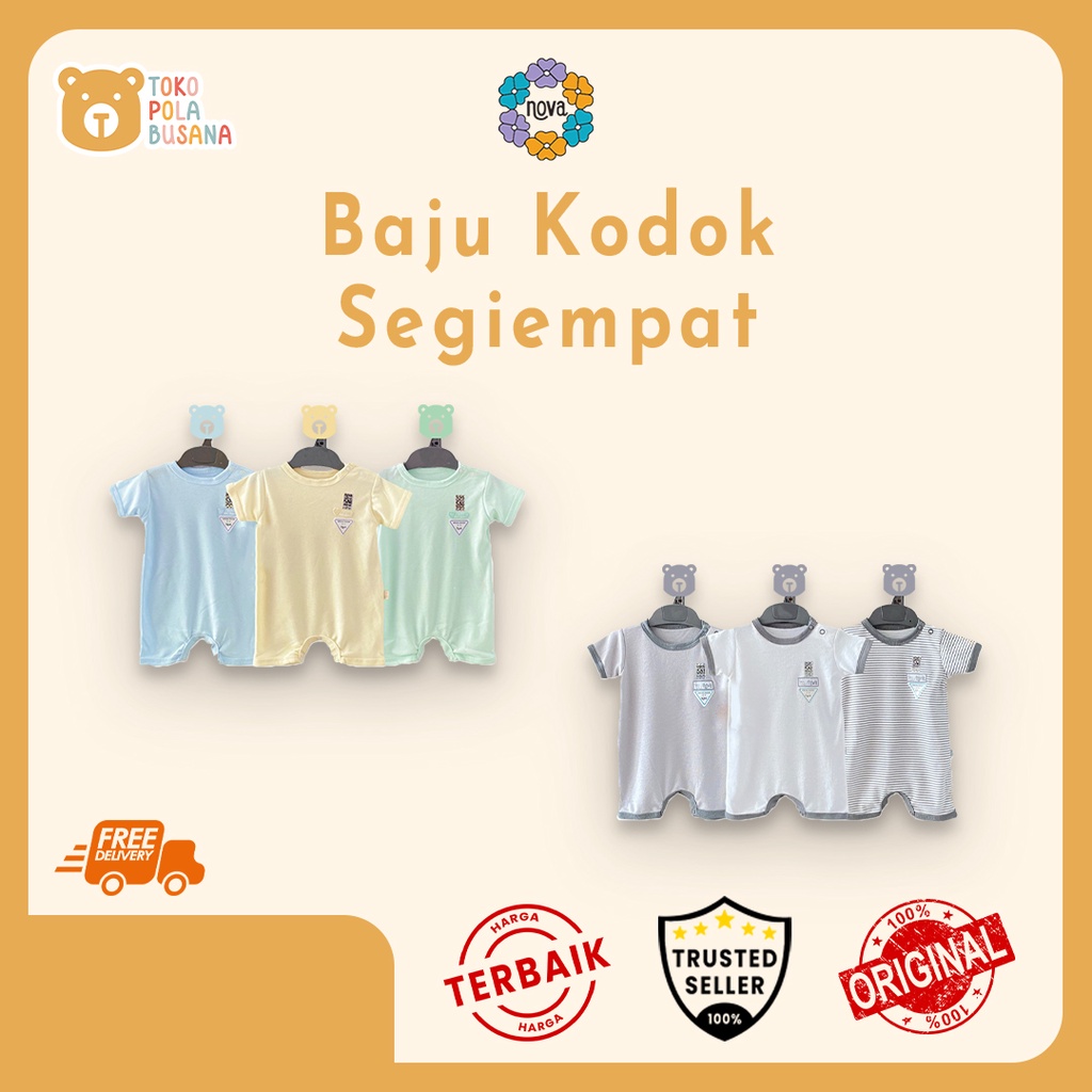 NOVA BABY | Pakaian Baju Playsuit Bodysuit Jamsuit Sleepsuit Jumsuit Jumper Jumpsuit Bayi Baby Newbo