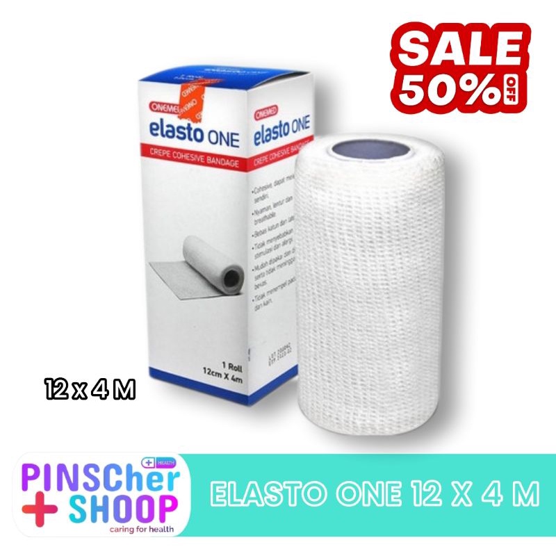 Elasto One 12 x 4 M Perban Elastis Fixasi Onemed