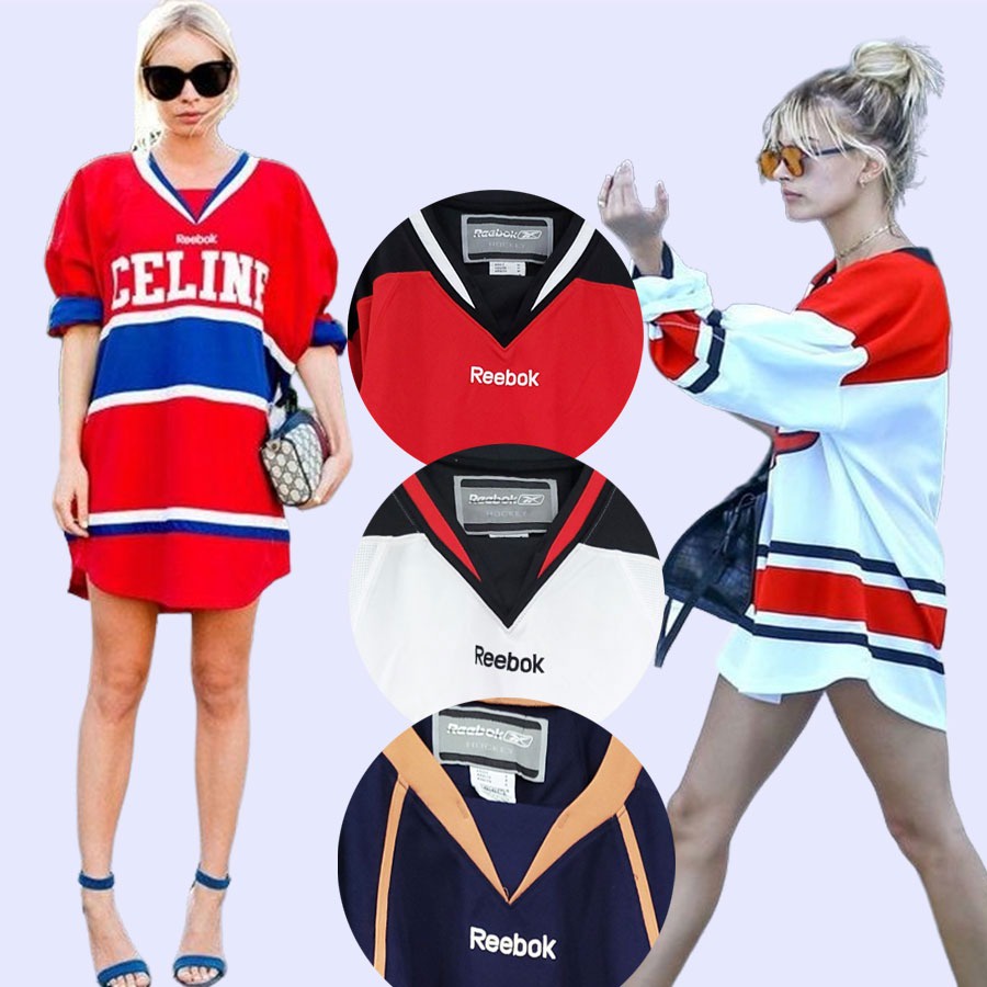 LOVEMECORNER REEBOK EDGE JERSEY WANITA OVERSIZE BAJU OLAHRAGA WANITA SPORTSWEAR JERSEY WANITA BASEBA