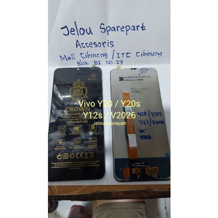 Lcd Vivo Y20 / Y20s / Y12s / V2026 / V2027 / V2029