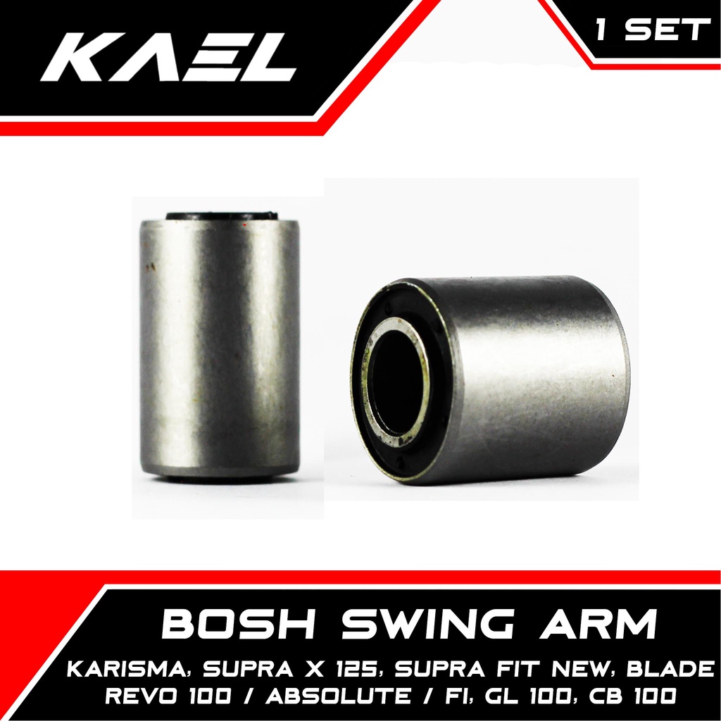 Bosh Swing Arm Honda Supra X 125-PGMFI-FI-Helm In-Fit New &amp; Karisma &amp; Revo 100-Absolute-F1 &amp; Blade &amp; GL 100-125-K &amp; CB 100 Boshing-Bush-Bushing-Bus Fork-Forok Arem-Garpu