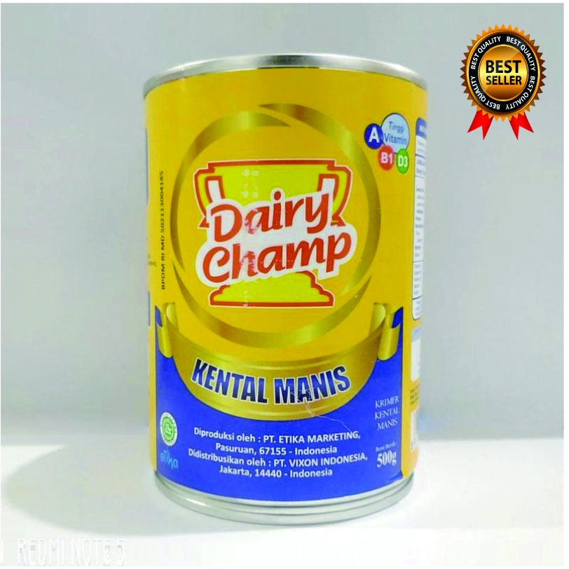 

Susu Dairy Champ Kental Manis 500gr / susu kental manis