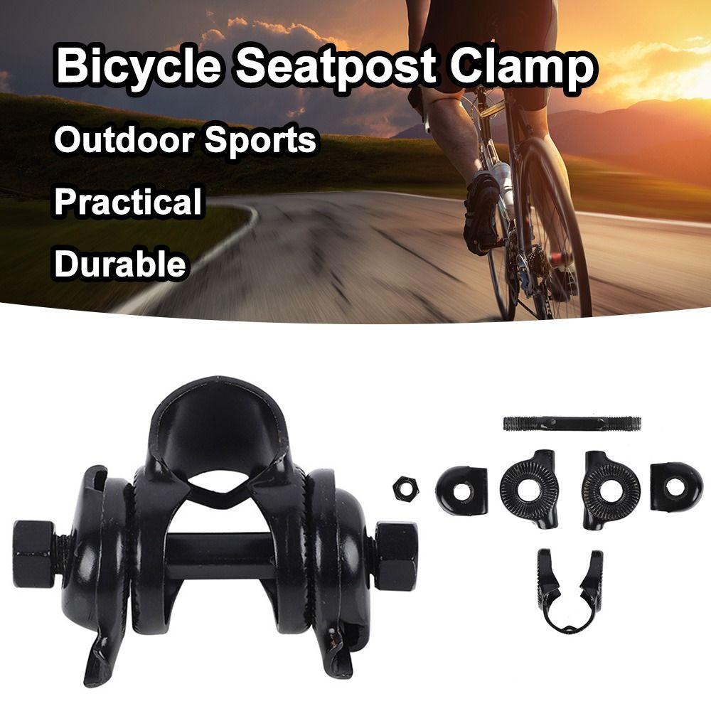 R-FLOWER Klip Dudukan Bantalan Sadel Tahan Lama Memperbaiki Alat Bersepeda Aksesoris Sepeda Seatpost Clamp