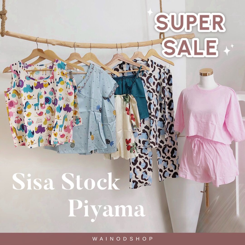 SISA STOK PIYAMA / baju tidur