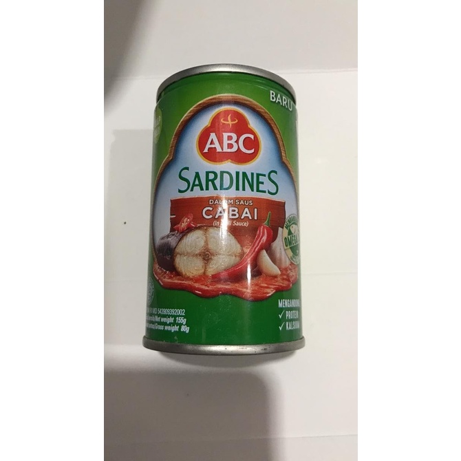 ABC Sarden Cabai 155 g (kecil)