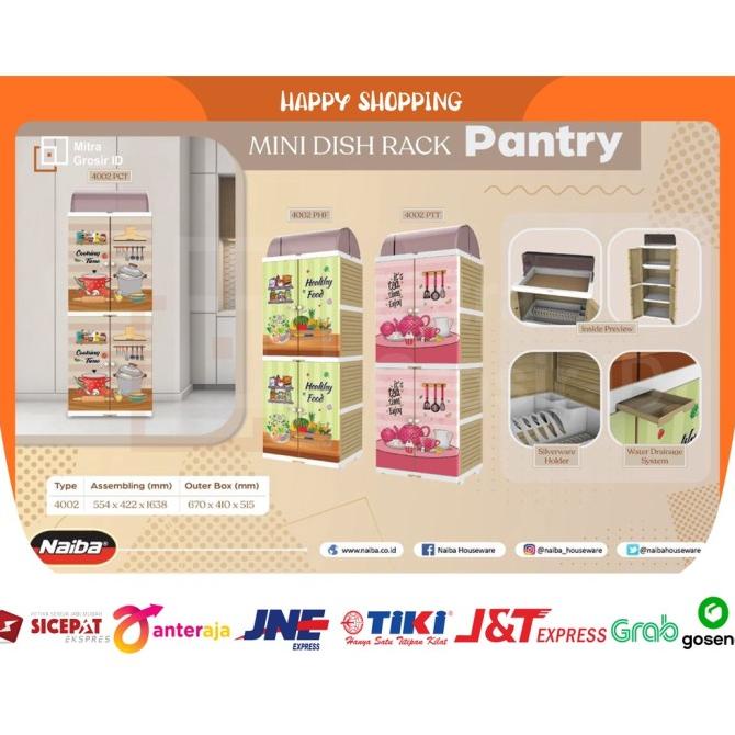 MINI DISH RACK PANTRY NAIBA/RAK PIRING NAIBA TYPE 4002 DSFWEF6546EF