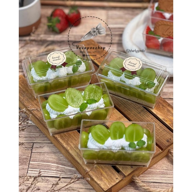 Cup Puding CH-32 isi 10pcs / Cup Jelly Pudding / Gelas Puding Plastik