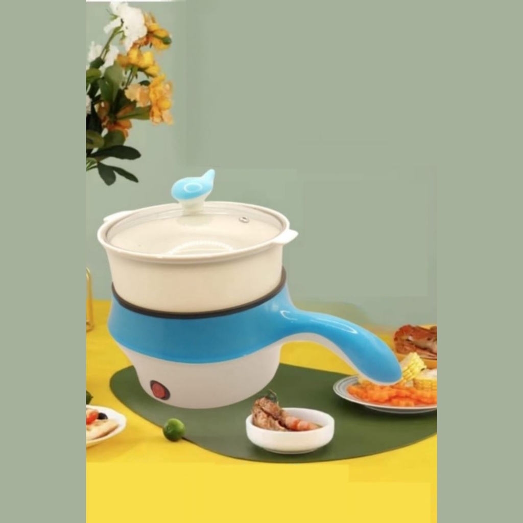 Panci Listrik Elektrik Portable Serba Guna Multifungsi Panci 2 Susun