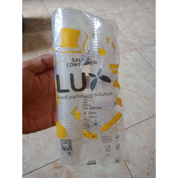 LUX 25ml Cup Sambal Container Sauce Sauce Cup