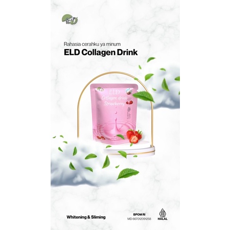 ELD Collagen Viral Cerah dan Langsing ( Travel Size ) 20 gram “ Sekali Minum “