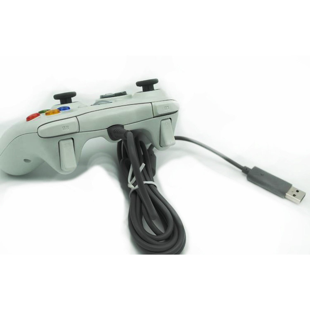 Wired Gamepad USB Joystick Stik Kontroler Kabel XBox 360 - SX01