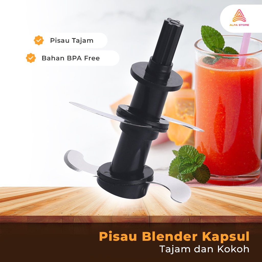 Pisau Blender Kapsul Blade Cutter Blender Quatre Juicer Capsule