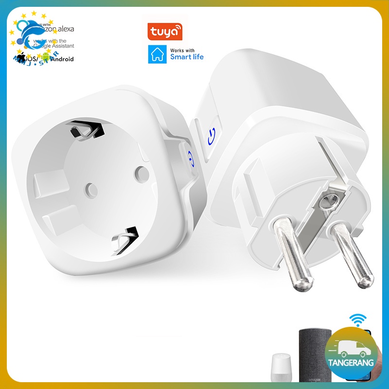 【16A】Wireless Colokan IoT/WiFi Smart Plug Socket/Smart Home Colokan Steker/Rumah Pintar Colokan Steker