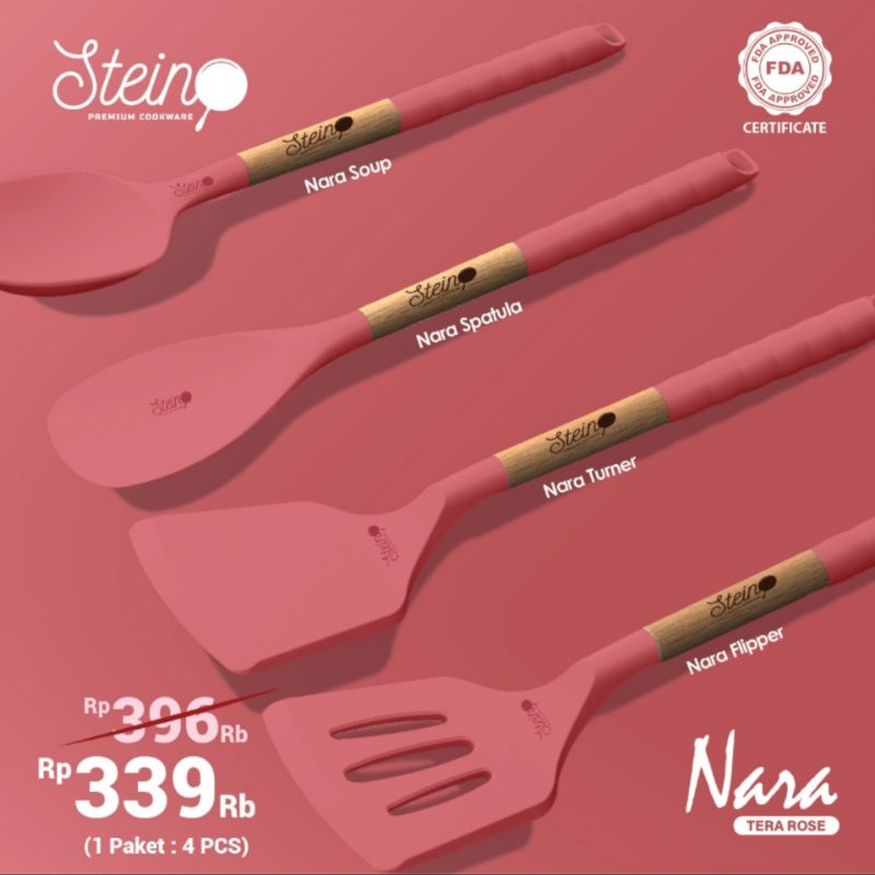 Steincookware New Octa stein cookware sutil spatula miniset flipper 1SET NEW OCTA STEINCOOKWARE