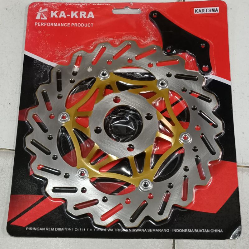 PIRINGAN CAKRAM DEPAN KHARISMA SUPRA X 125 UK 300MM 4LUBANG DISC BRAKE KHARISMA