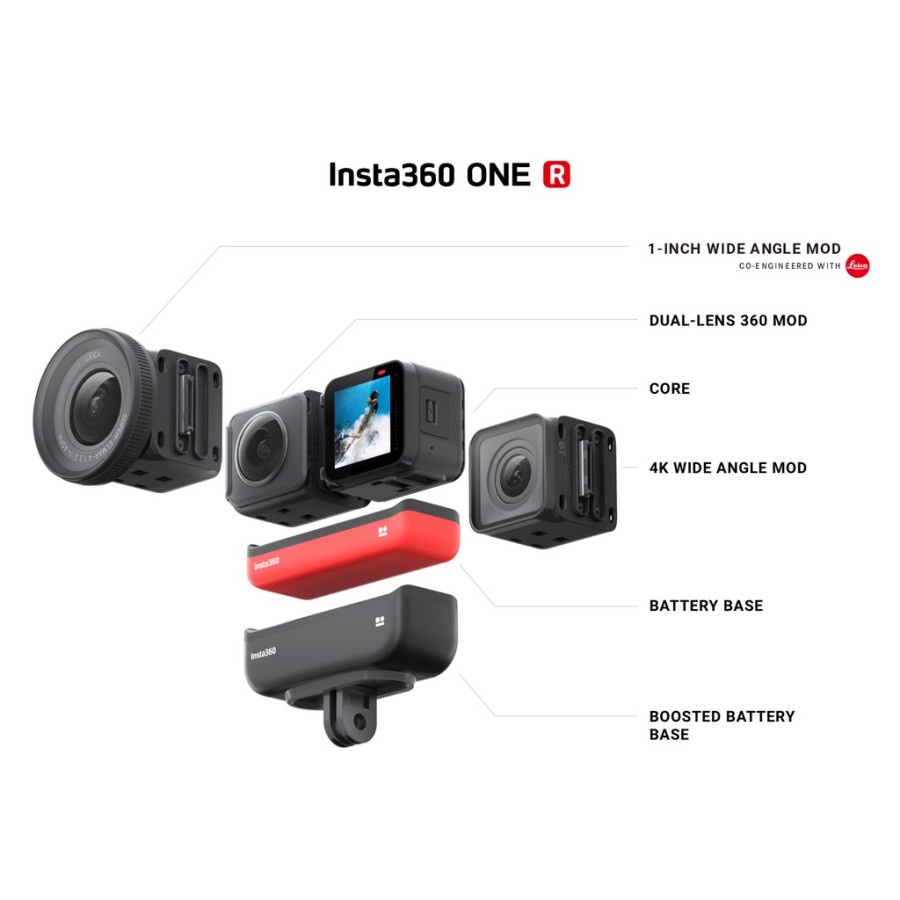 Insta360 ONE RS Twin Edition / Insta 360 Action Camera Garansi Resmi