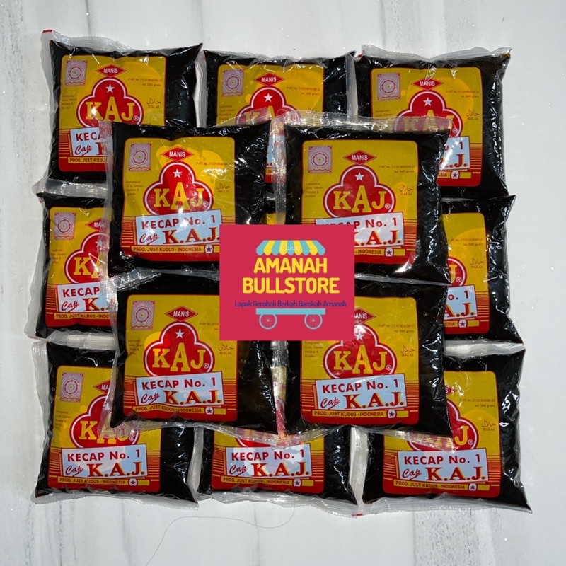 

Kecap Manis Cap KAJ asli Kudus (500gr)