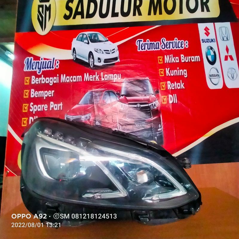 Headlamp Mercy W212 facelift