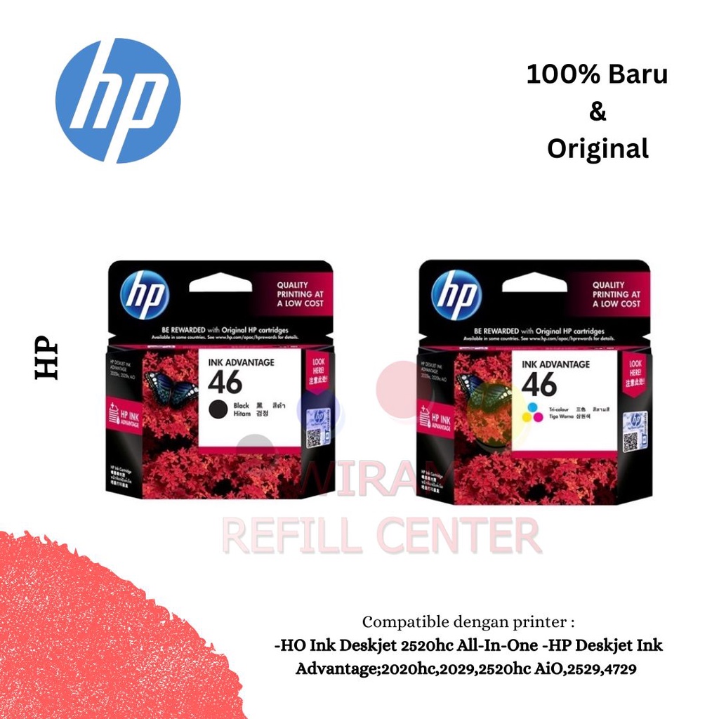 Tinta Cartridge HP 46 Original