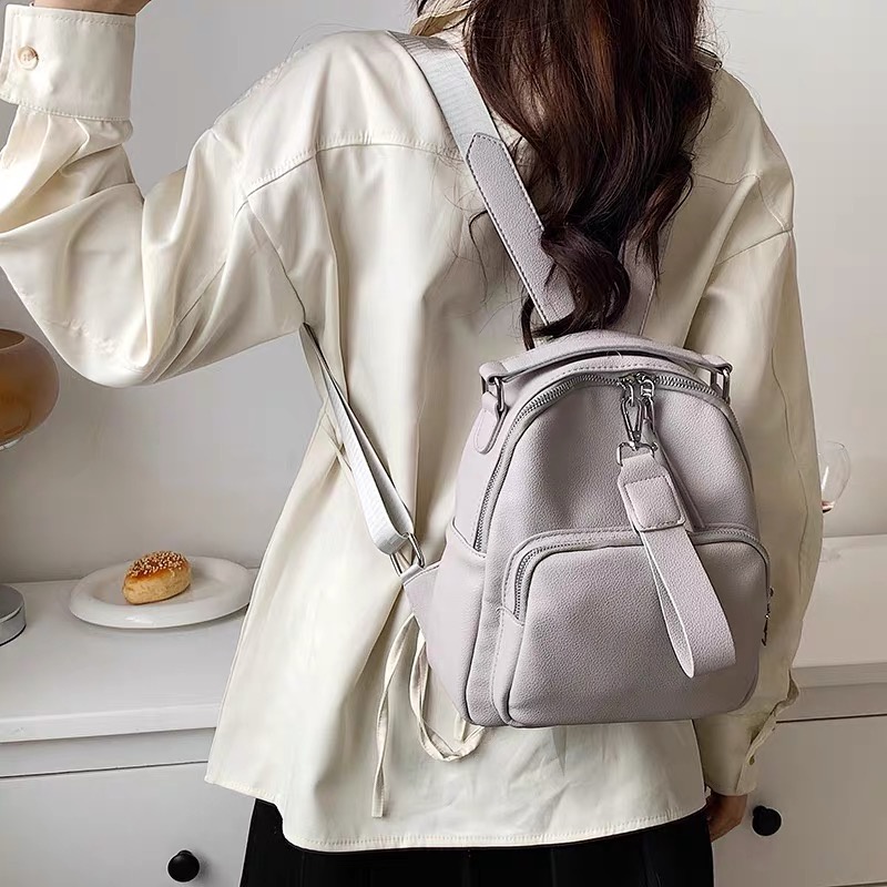 Tas Ransel Wanita Import 3885-Gray