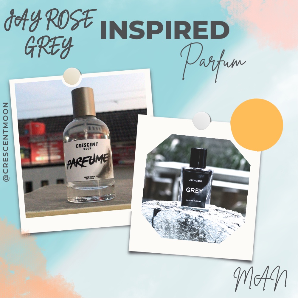 Parfum Jayrosse Grey 55mlPremium Parfum Pria Tahan Lama Parfume Pria Wangi Farfum Minyak Wangi Pria 