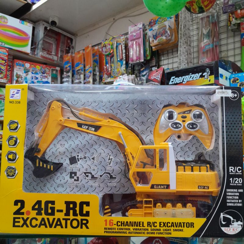 terminal toys R/C EXCAVATOR REMOT CONTROL UKURAN BESAR MAINAN ANAK