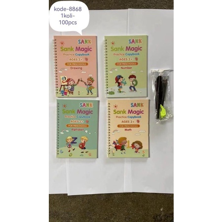

Buku Sand Magic set 4 free Pulpen