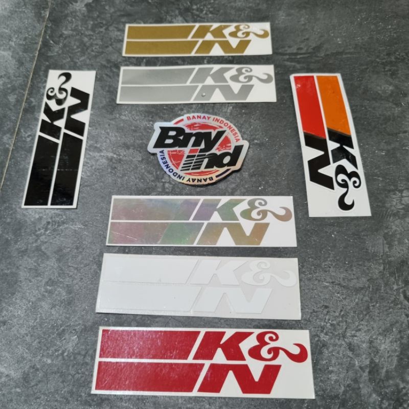 STICKER STIKER K&amp;N CUTTING