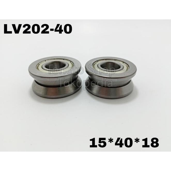 Lv202-40 Zz / V-40 V Groove Roller Bearing Linear Guide Ball Bearing