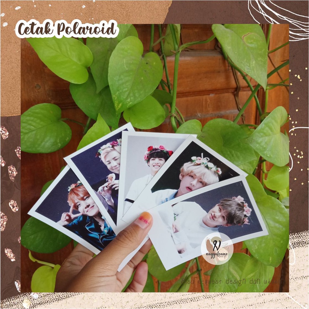 Cetak polaroid/Polaroid Ukuran Medium / cetak foto / foto polaroid