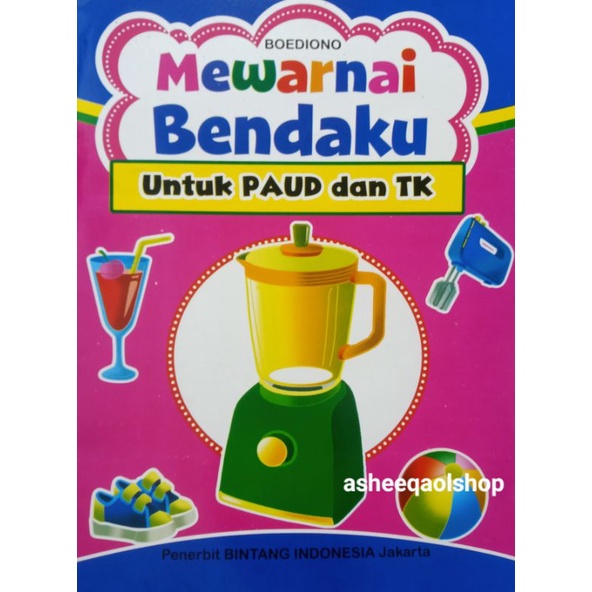 Buku Mewarnai Benda ku Untuk Paud Dan TK