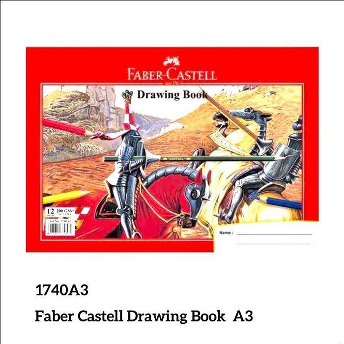 

Lucu Drawing Book / Buku Gambar Faber Castell Terbatas