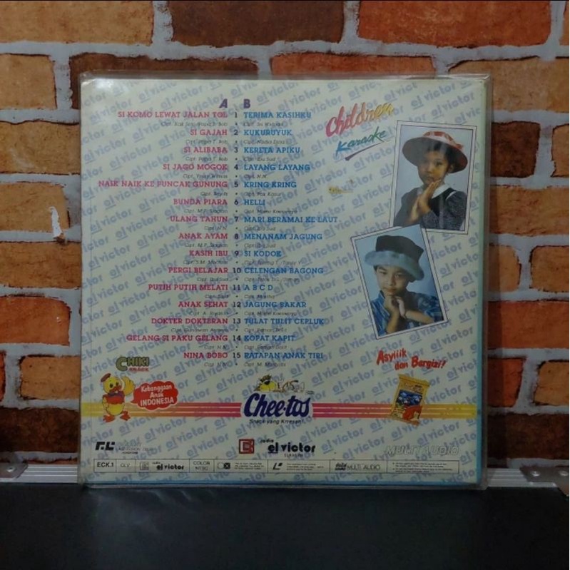 Laserdisc lagu indonesia karaoke children