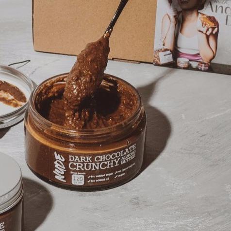 

GRATIS ONGKIR✅NUDE x Andrea - Dark Chocolate Crunchy Almond Butter 200g | Gluten Free, Vegan, Keto Friendly|KD9