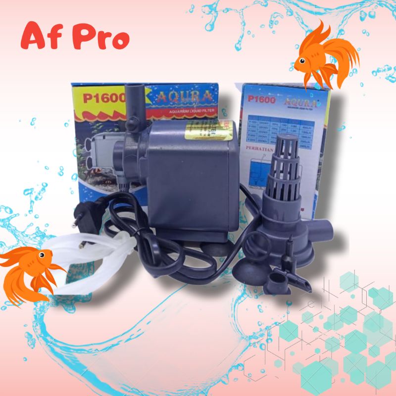 Promo murah pompa aquarium hidroponik AQURA P1600