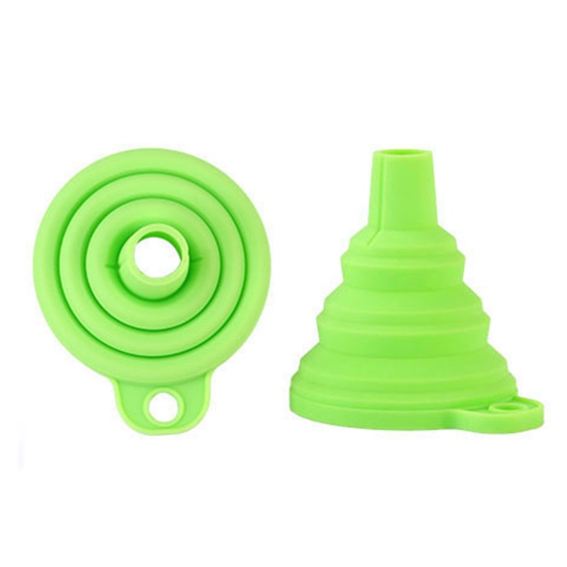 5pcs Corong Lipat Bahan Silikon Mudah Dibersihkan Untuk Dapur