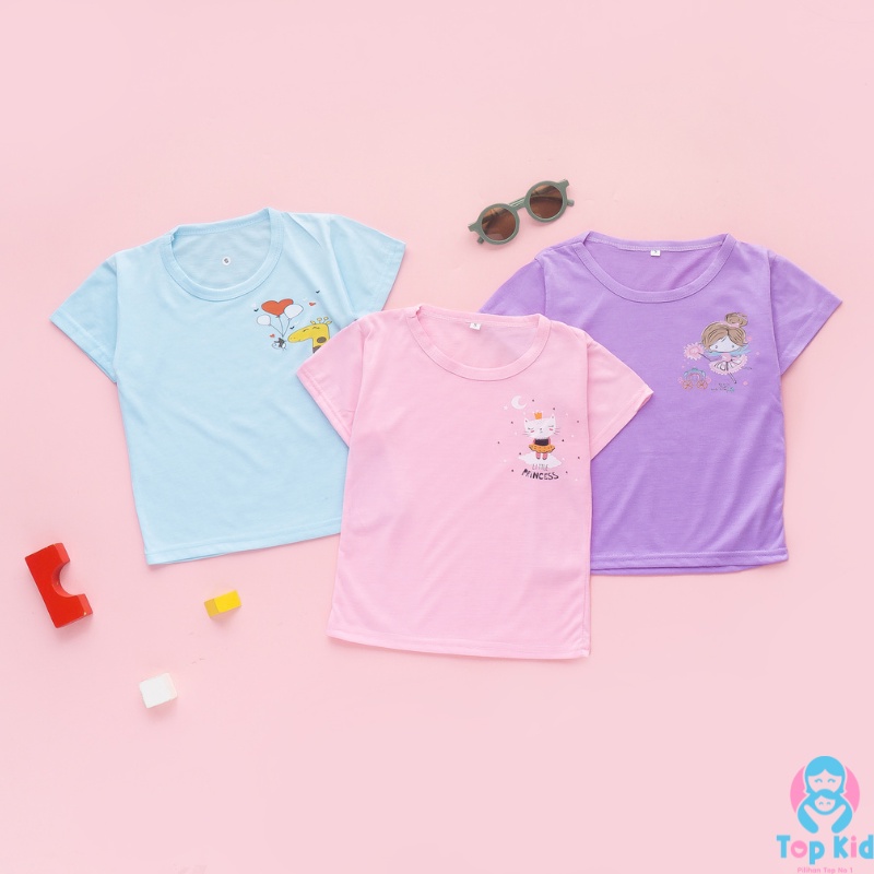 Kaos Atasan Anak Perempuan Motif Random