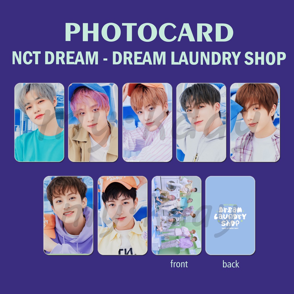 PC-1059, Unofficial Photocard NCT Dream Dream Laundry Shop 2 sisi